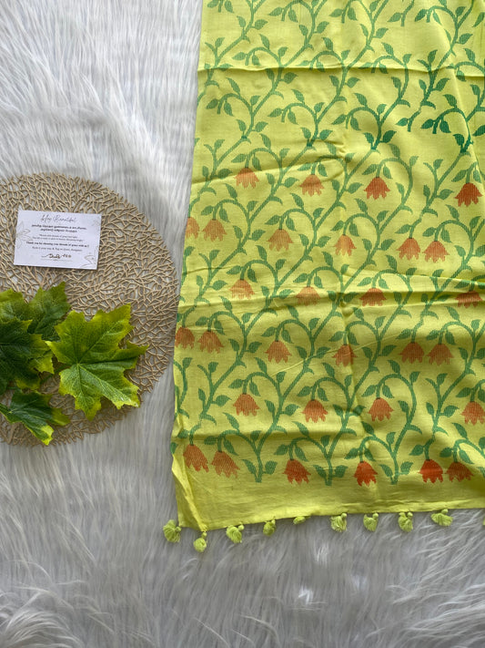 AD127- Cotton mixed woollen dupatta