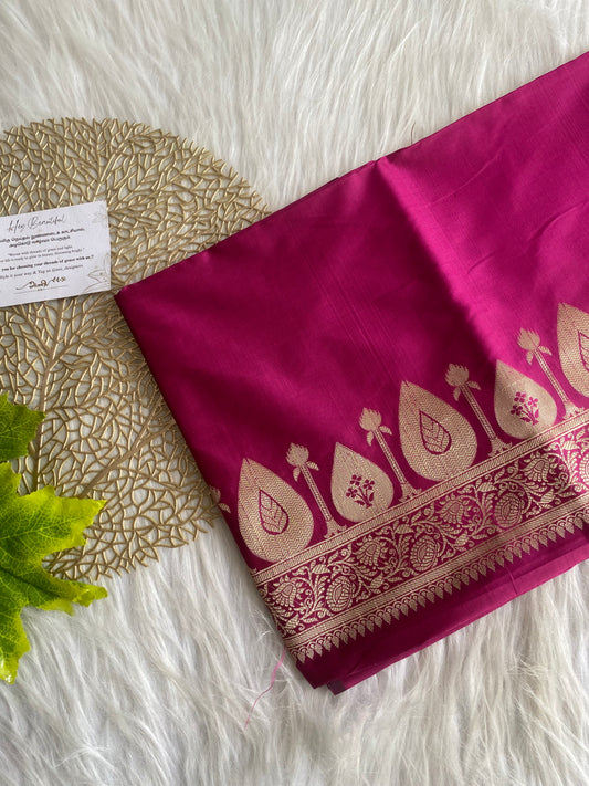 ASS11- Banarasi salwar - Rani pink