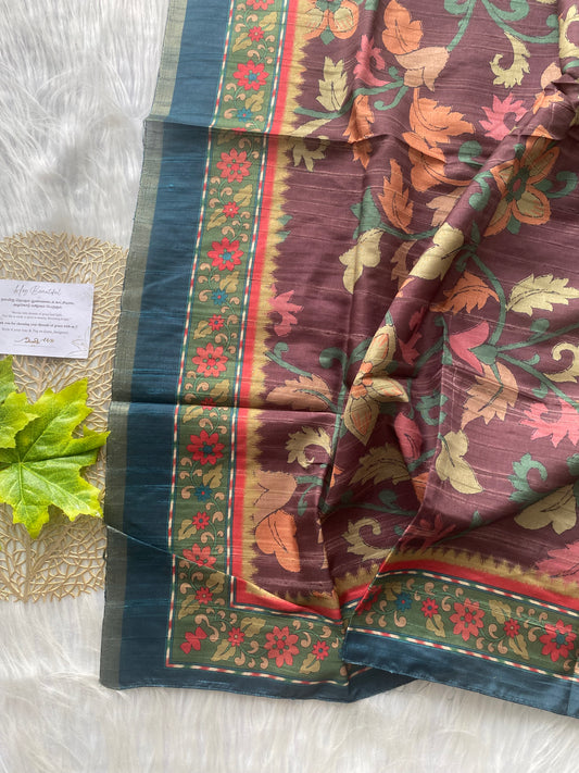 AD123- Semi tussar dupatta