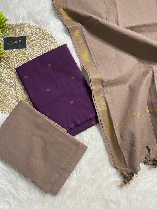 AC119 - Purple Cotton salwar