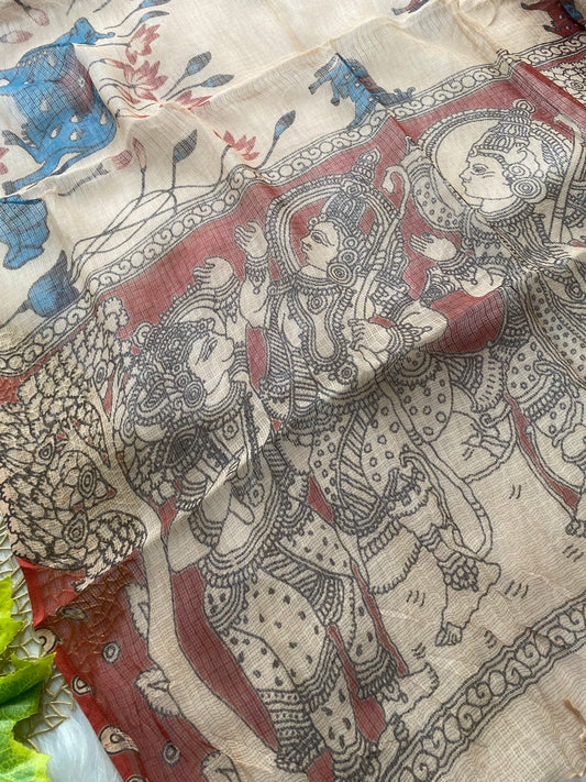 AD122- Kota kalamkari dupatta