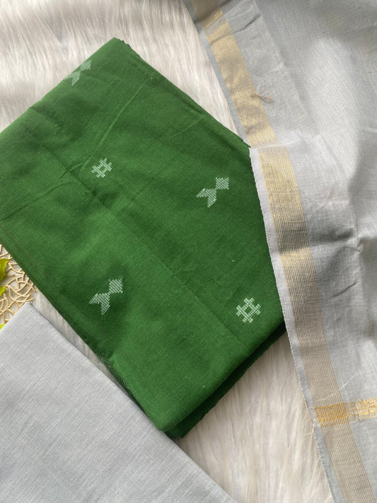AC148- Green south Cotton salwar