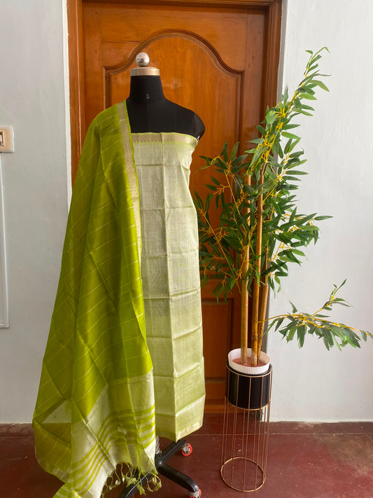 AMG108 - Pista mangalagiri silk salwar