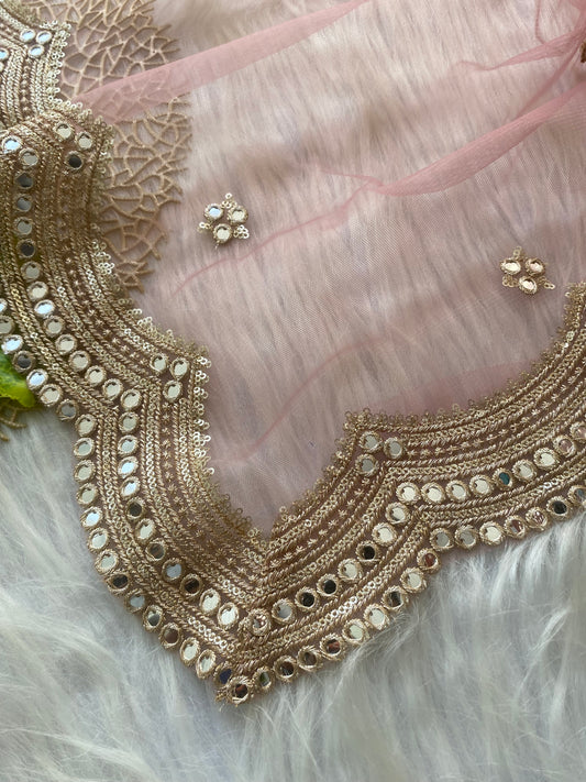 AD126 - Designer net dupatta