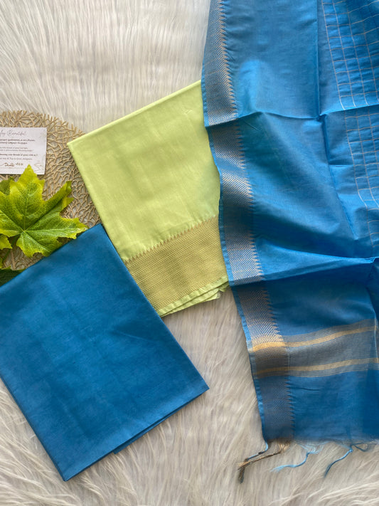 ASS05 - Bhagalpuri silk green