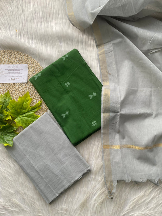 AC148- Green south Cotton salwar