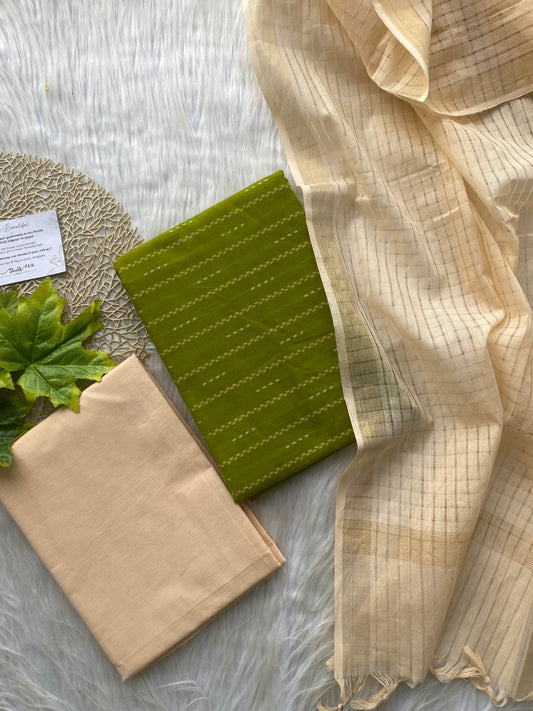 AC150- Green south Cotton salwar