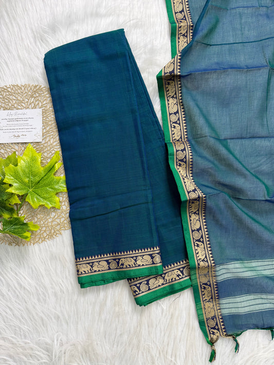AC155 - Mercerised cotton : Peacock green