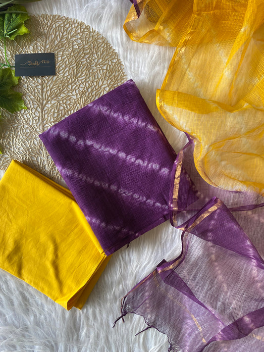 AKD120 - Kota doria - Purple Lehriya