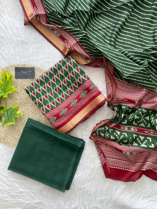 ASM102 -Semi Maheshwari Green