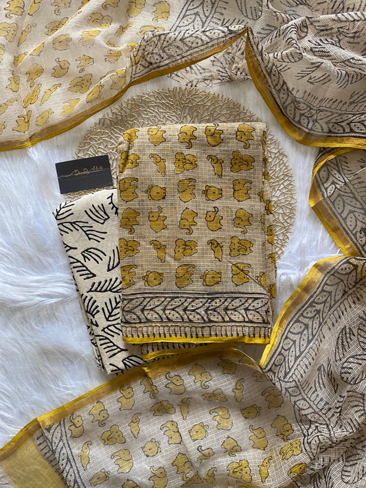 AKD106 - Kota doria - Yellow elephant