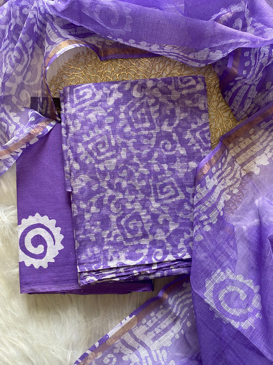 AKD107 - Kota doria - Purple abstract